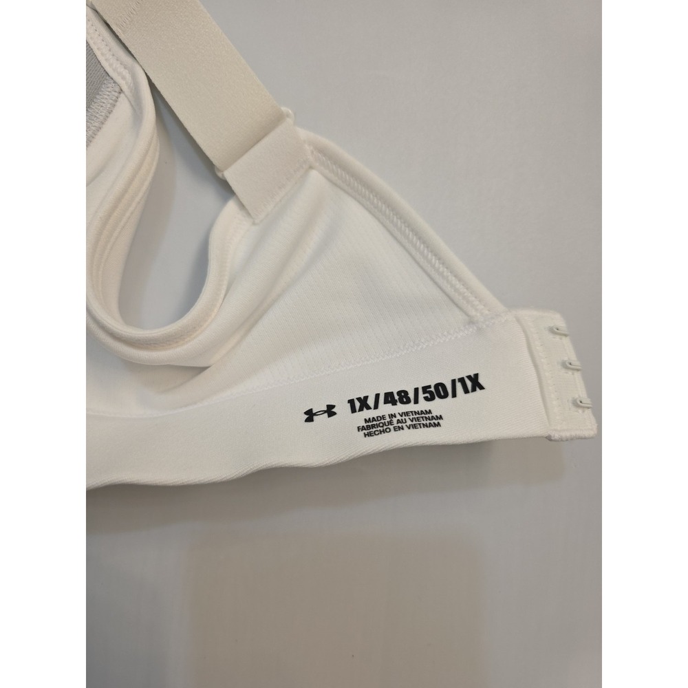 Under Armour Women UA‎ Continuum Mid Support Sports Bra White 1X NWT - Picture 9 of 16